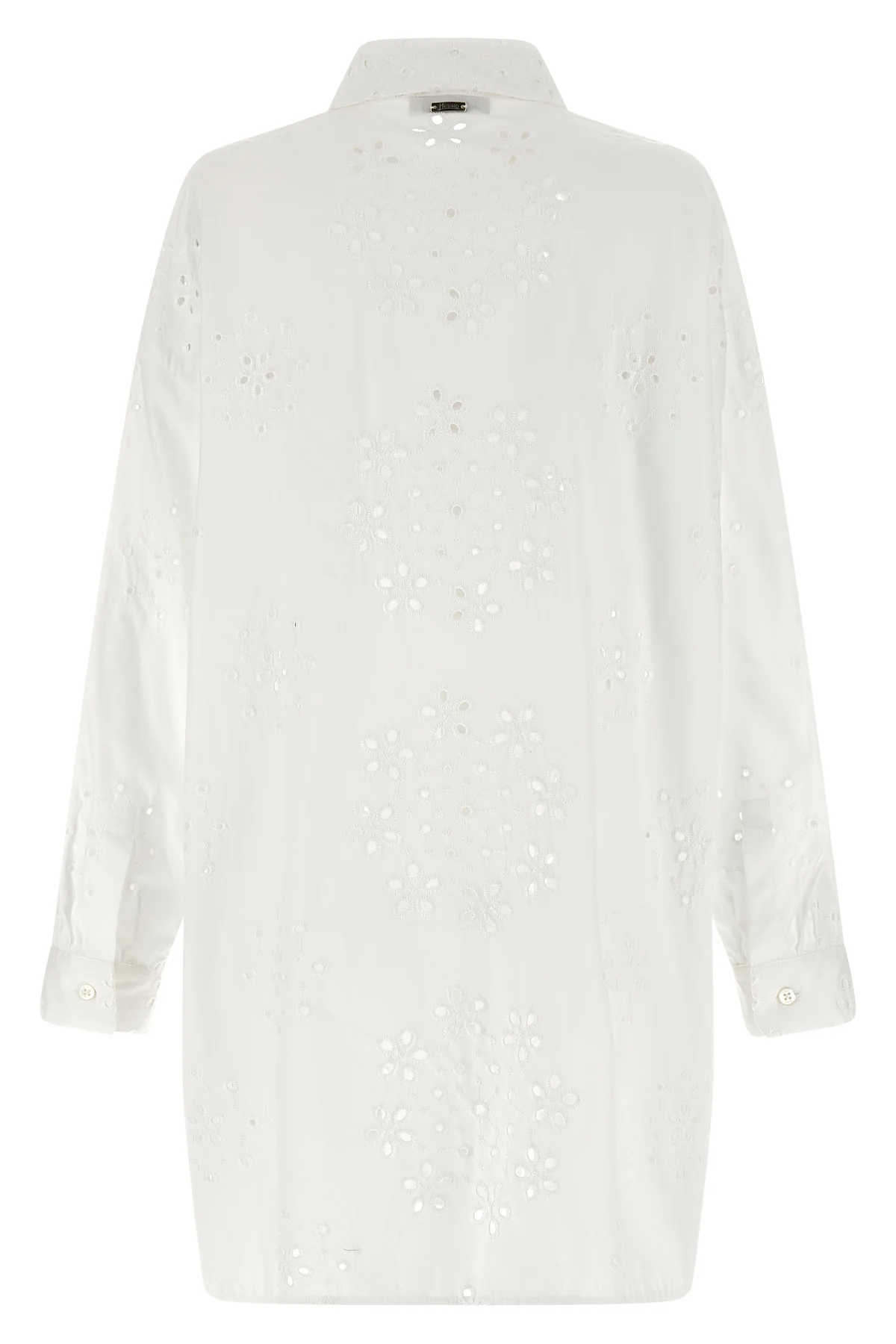 broderie anglaise sangallo cotton shirt