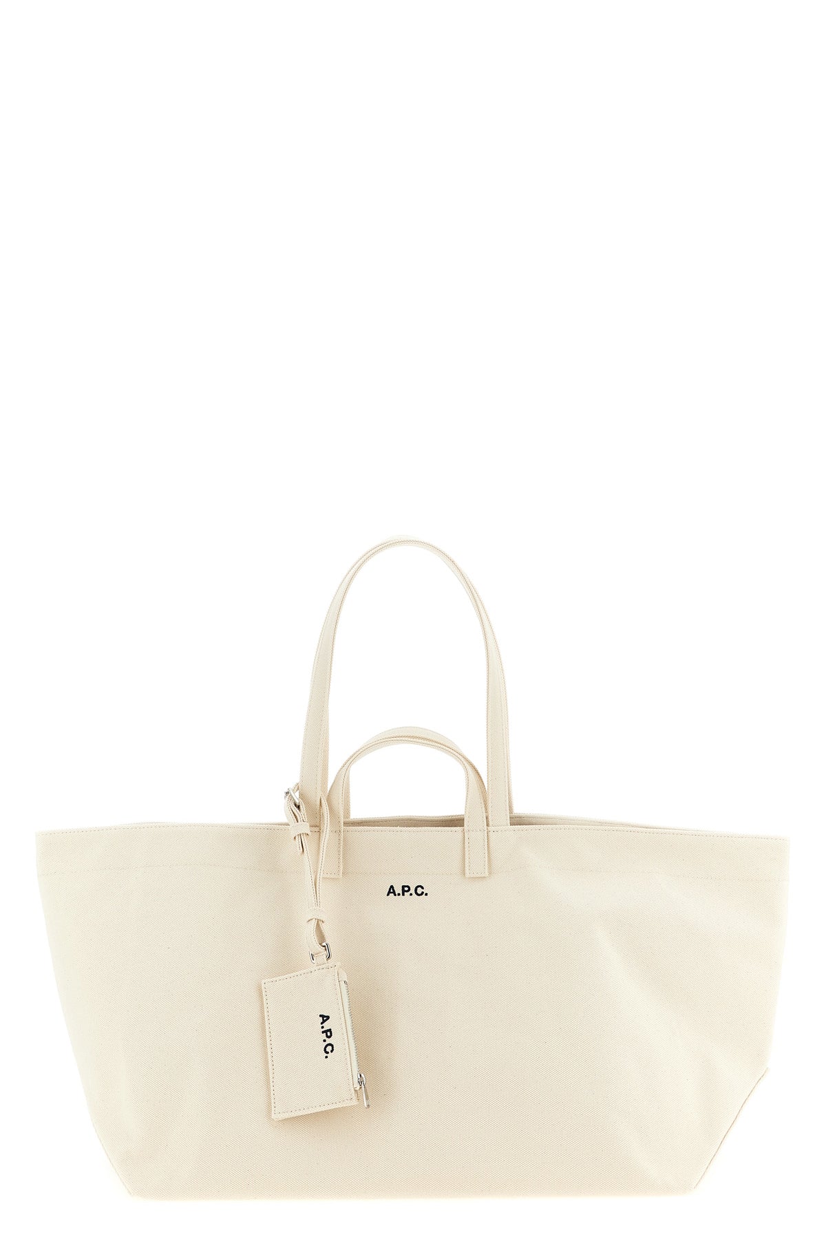 A.P.C. OS large le drummer toile cotton canvas shopping bag