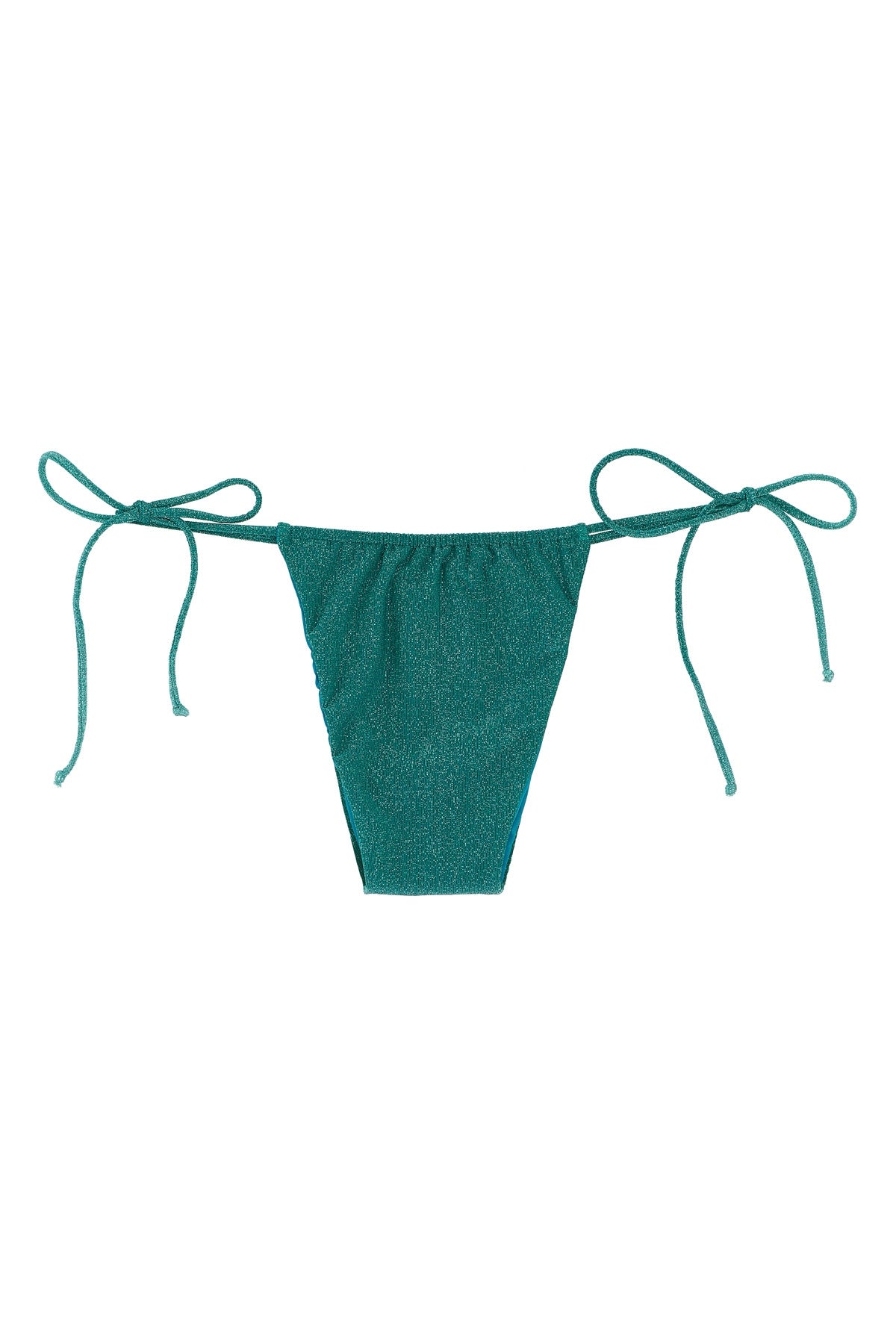 MC2 SAINT BARTH OS colin bikini bottoms in stretch lurex fabric
