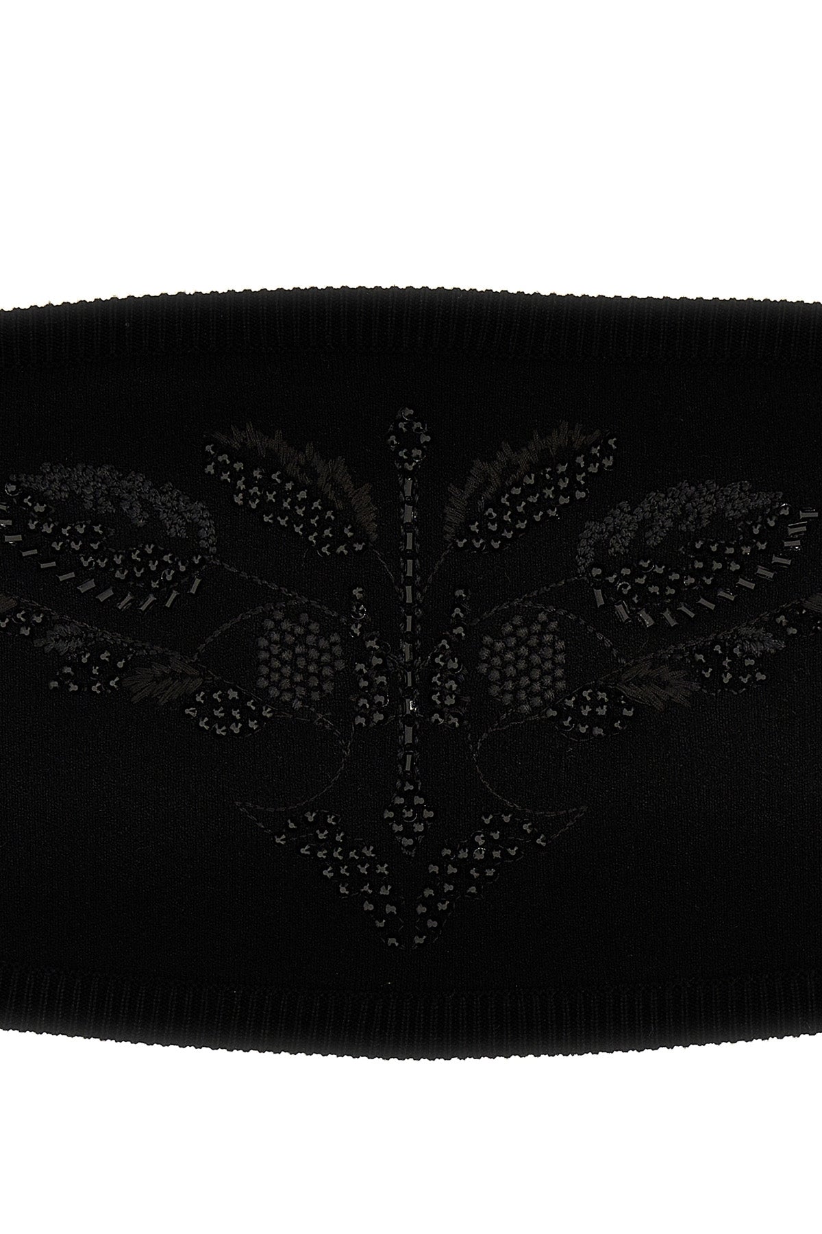 comune bandeau top in stretch viscose knit