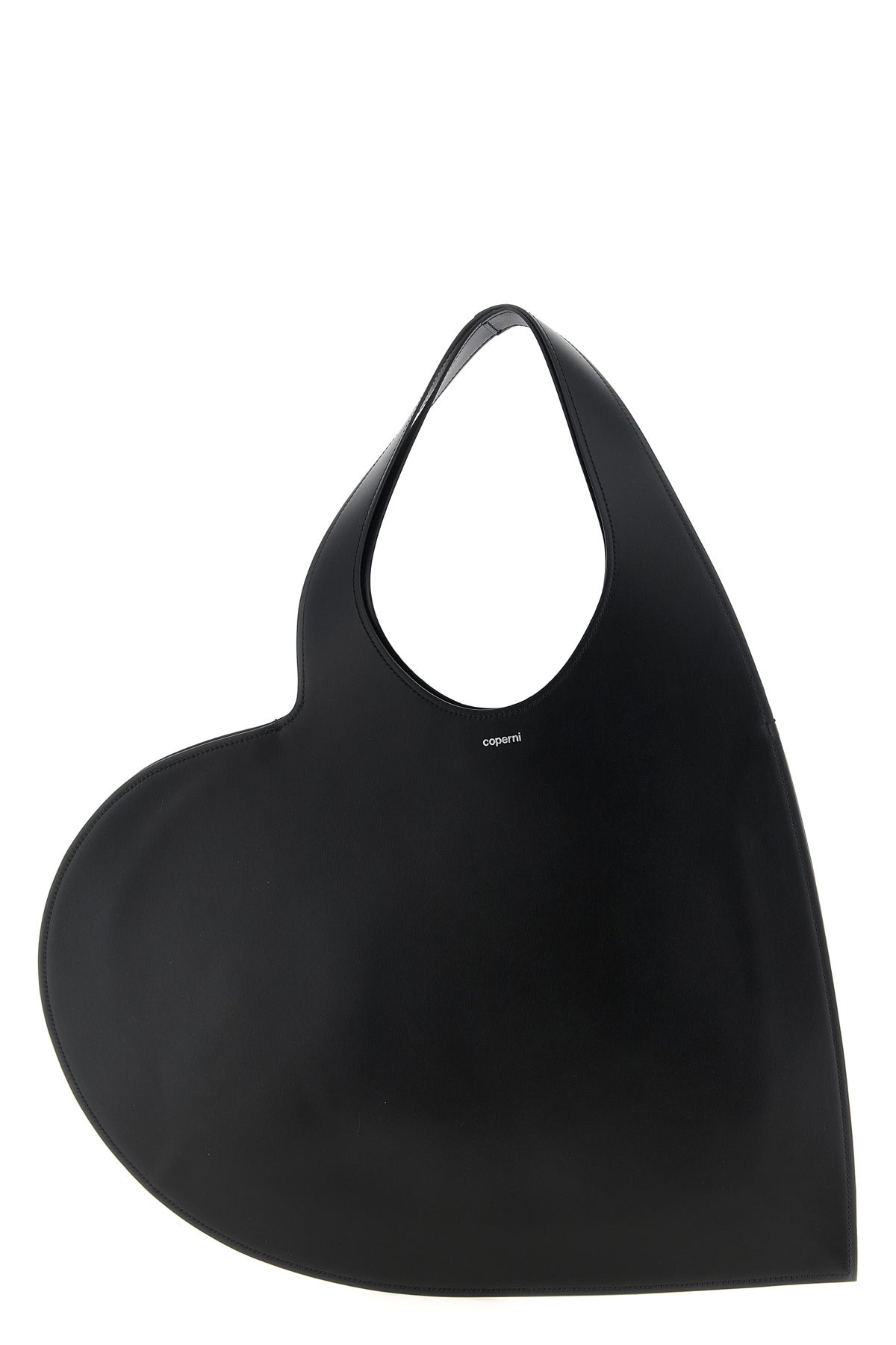 COPERNI OS double heart shoulder bag in smooth leather