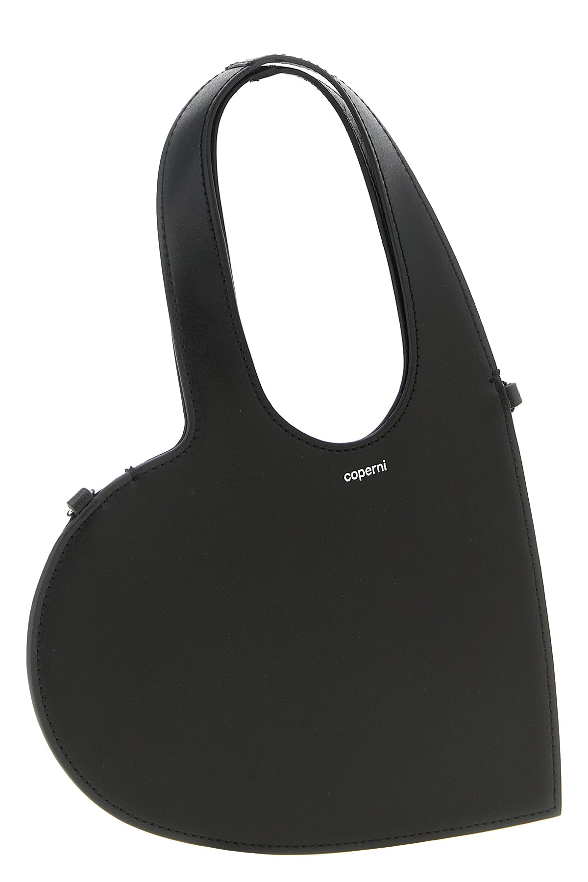 mini heart smooth leather