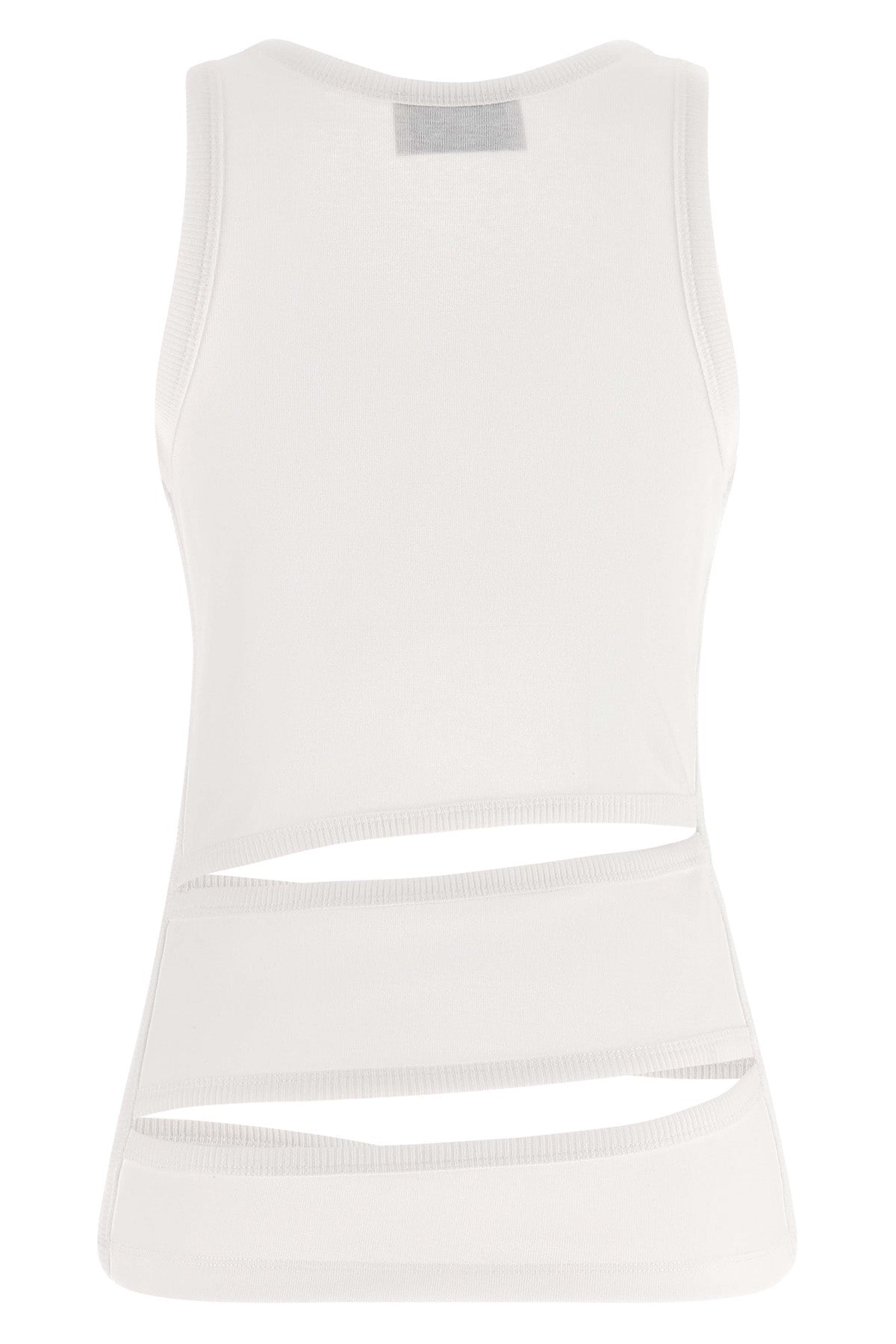 spiral cotton tank top