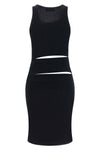 spiral cotton mini dress
