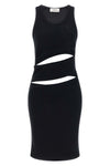 spiral cotton mini dress