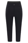 cycling capri leggings in elastic and compact fabric