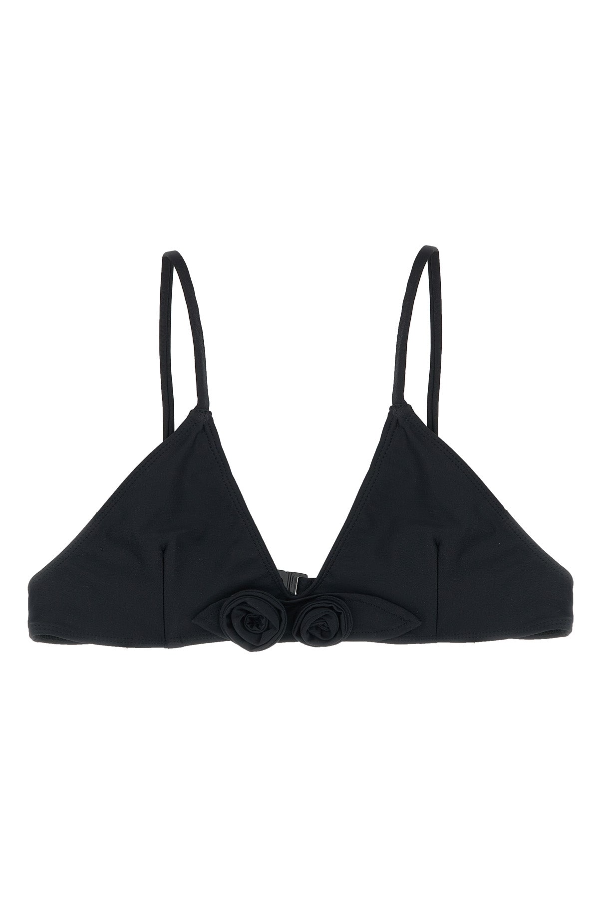 COPERNI S flower triangle bikini top in technical fabric