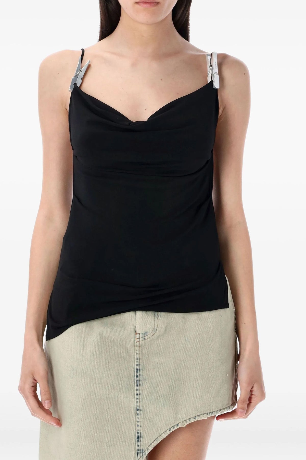 COPERNI 38 draped washing clip gala lightweight jersey top
