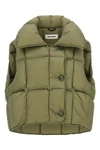 cozy cloud vest in quilted water-repellent nylon