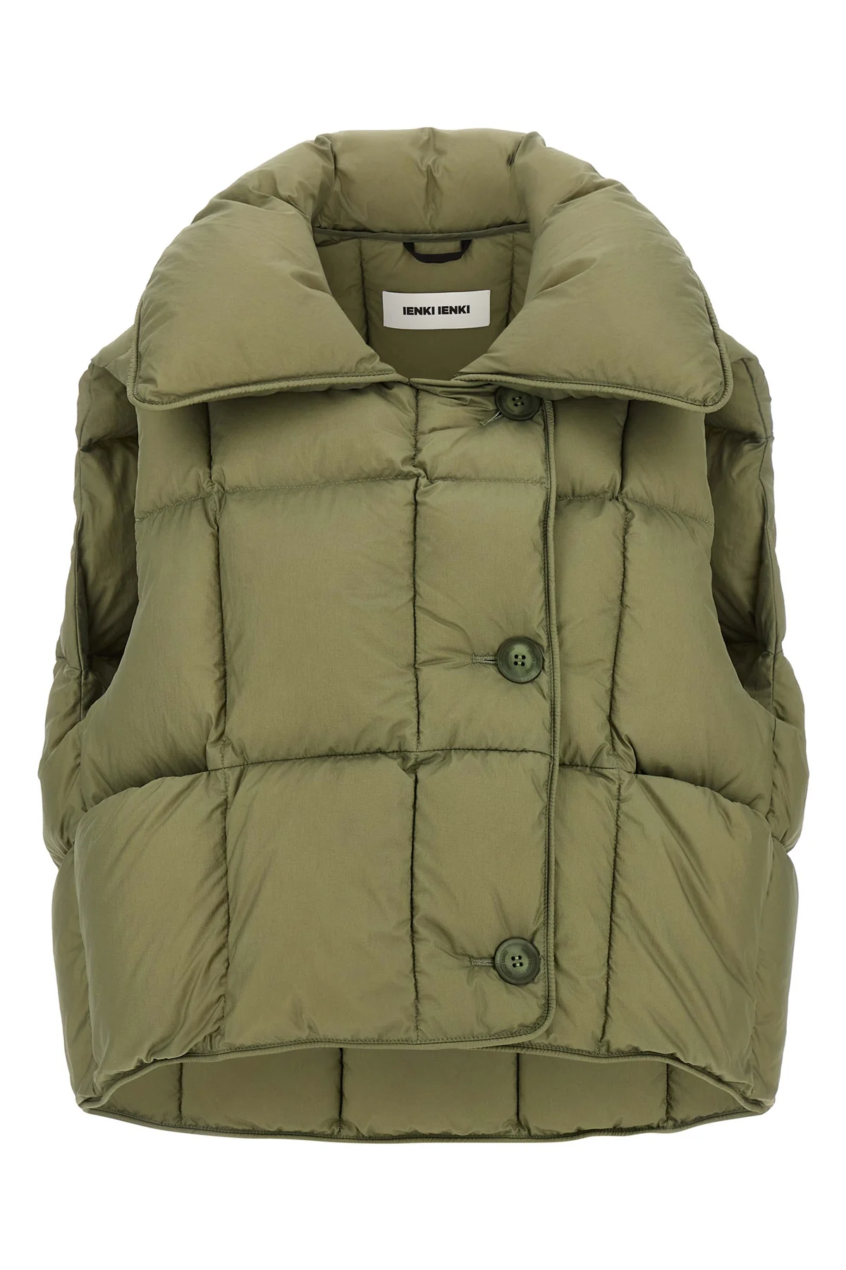 cozy cloud vest in quilted water-repellent nylon