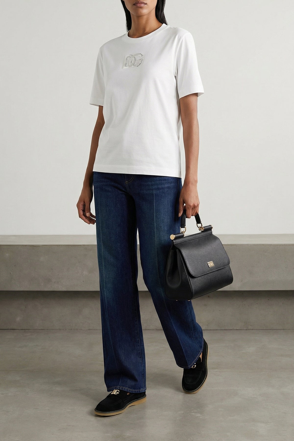 DOLCE amp; GABBANA 39.5 casual loafers in inverted calf leather