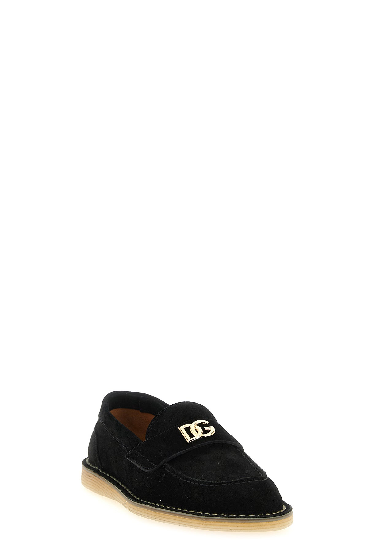 casual loafers in inverted calf leather