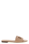 calf leather slides