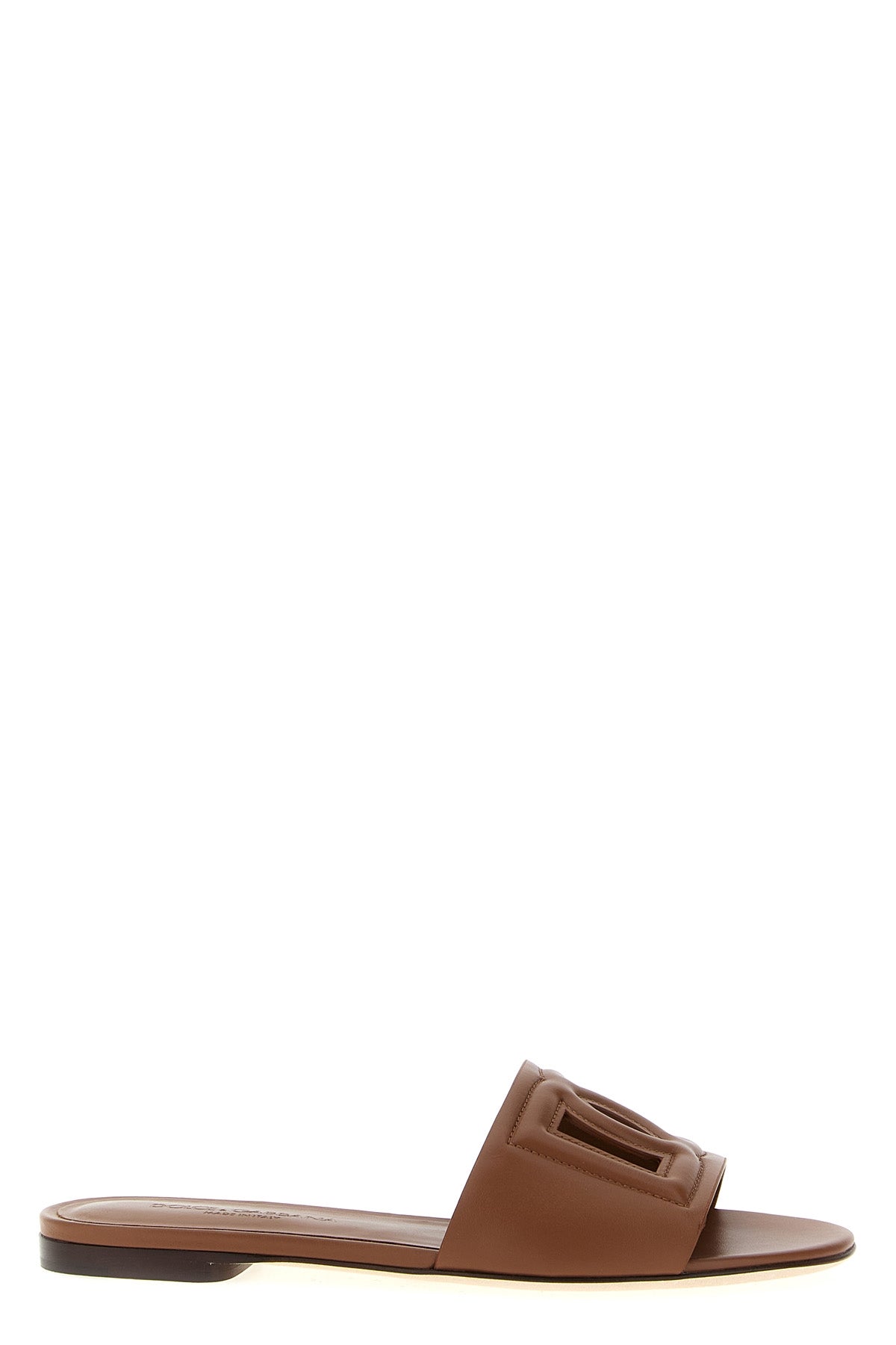 DOLCE amp; GABBANA 36 calfskin leather slide