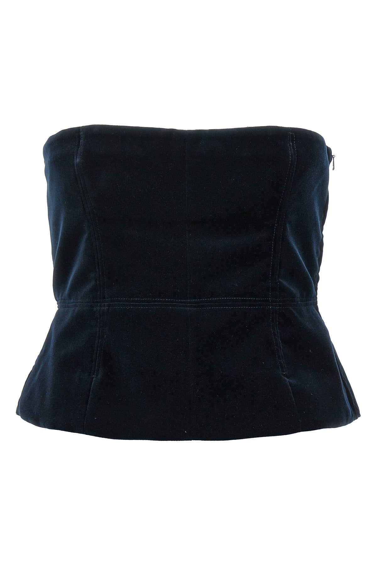 TOM FORD 40 strapless velvet top