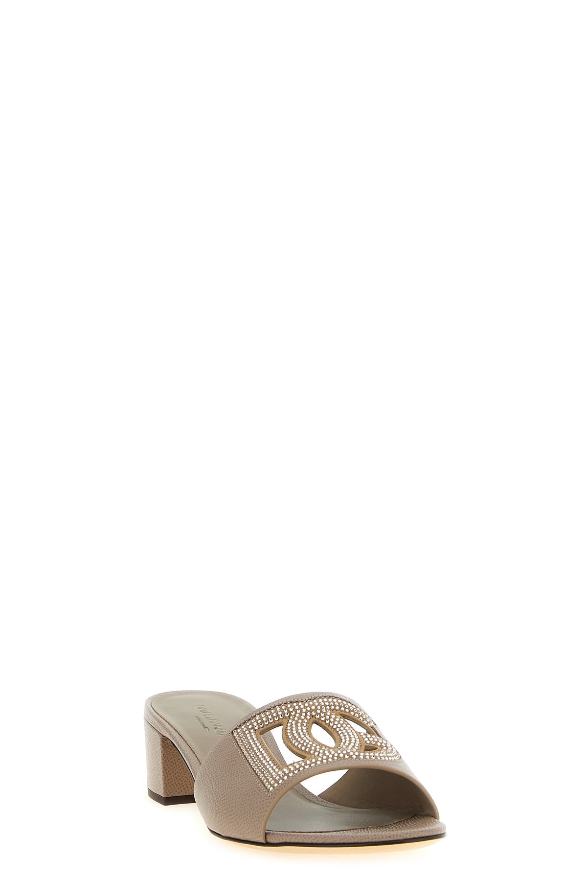 DOLCE amp; GABBANA 36 dauphine calf leather mules