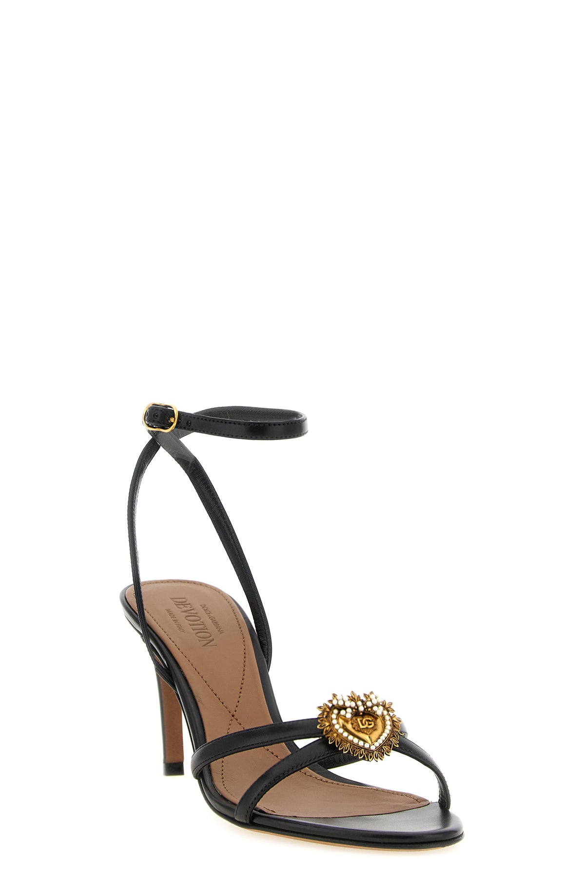 DOLCE amp; GABBANA 36.5 calf leather sandals