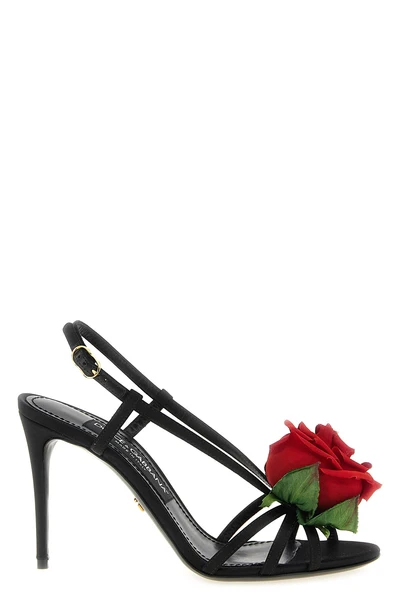 dolce  gabbana sandals stand out for their bold silhouette and impeccable sarto