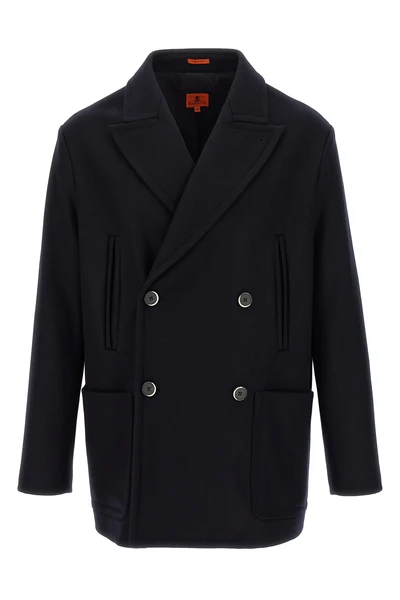 dosio double-breasted unstructured wool coat