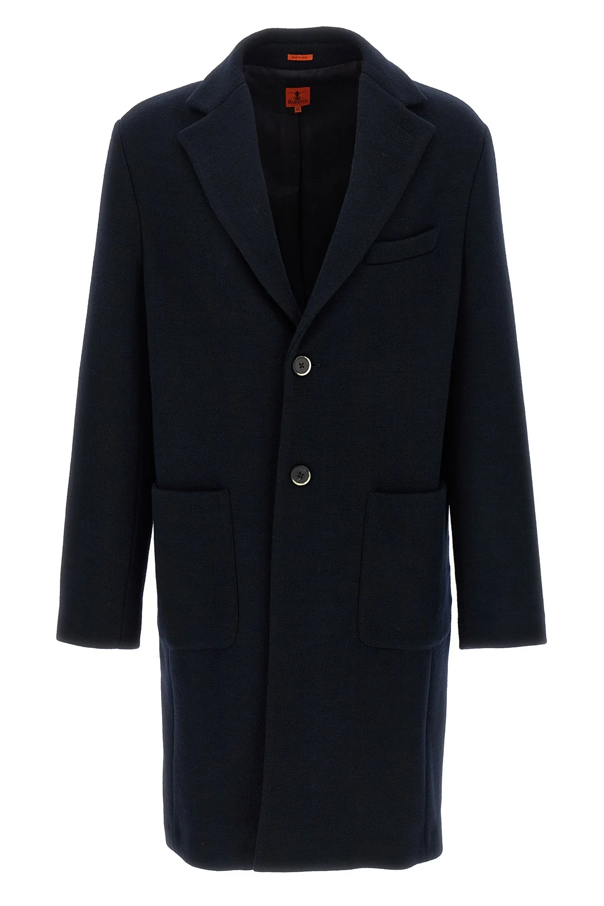 BARENA 46 baron wool jersey coat