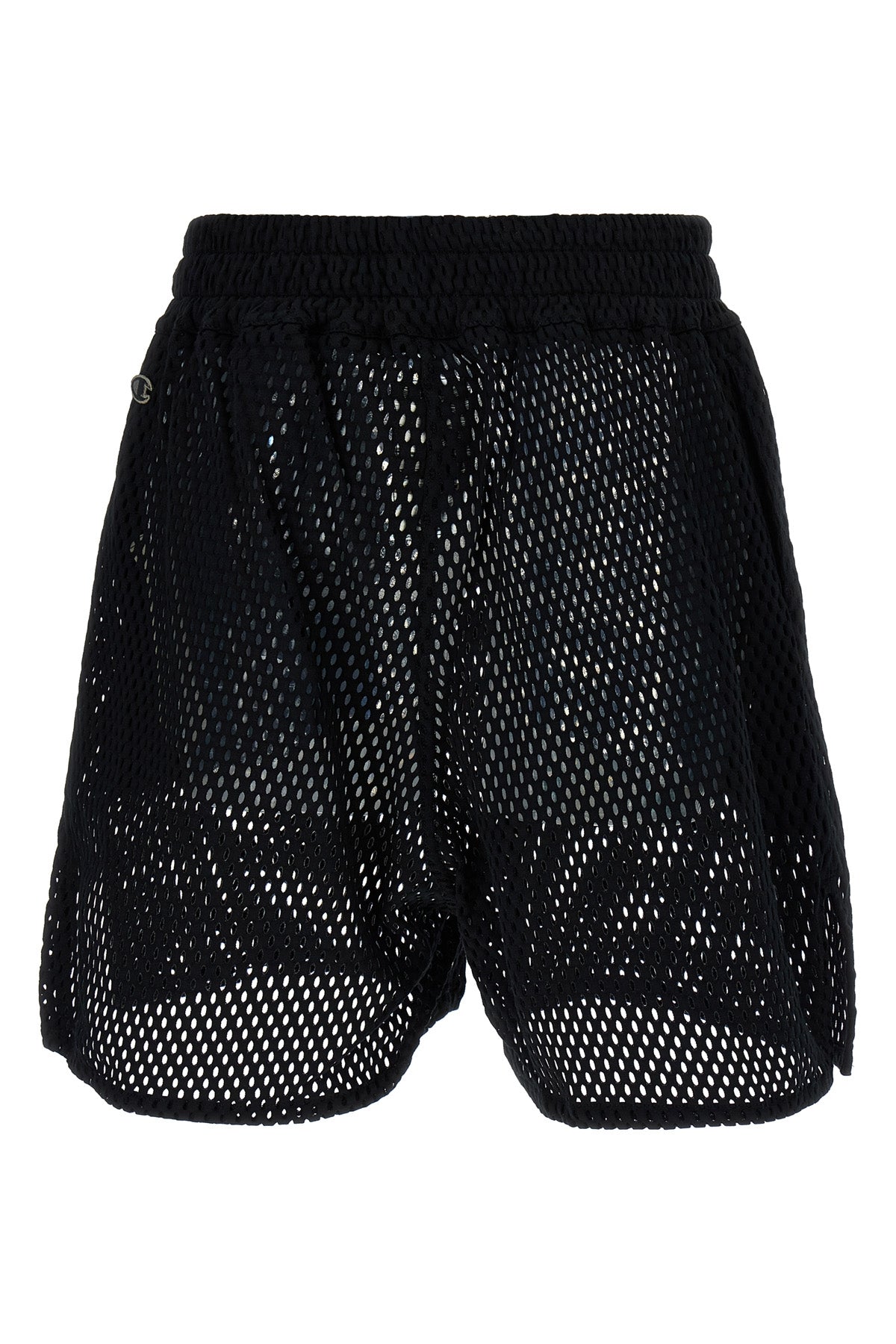 RICK OWENS XS champion x rick owens perforated cotton bermuda shorts