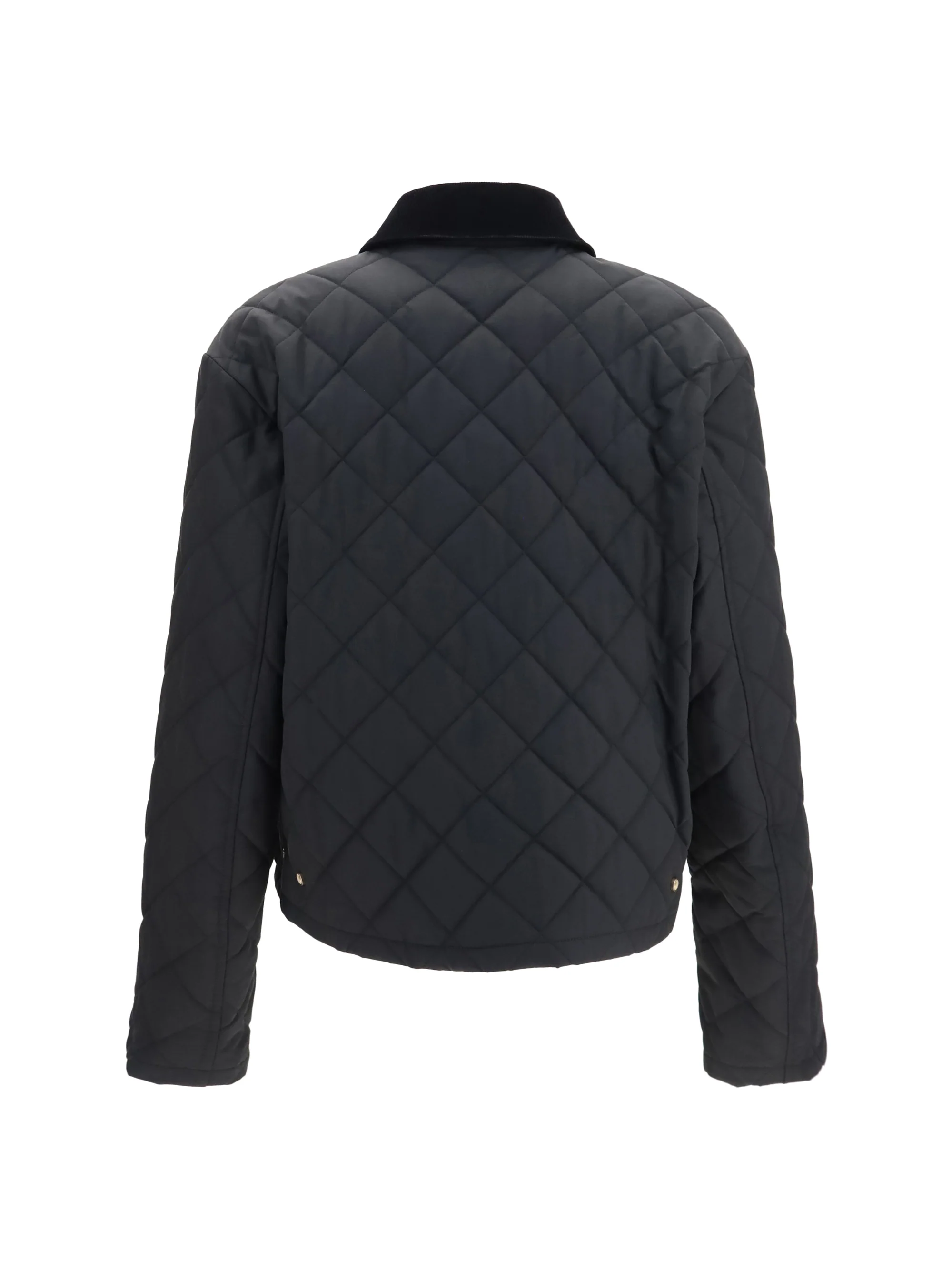 FERRAGAMO 42 padded jacket with gancini buckles