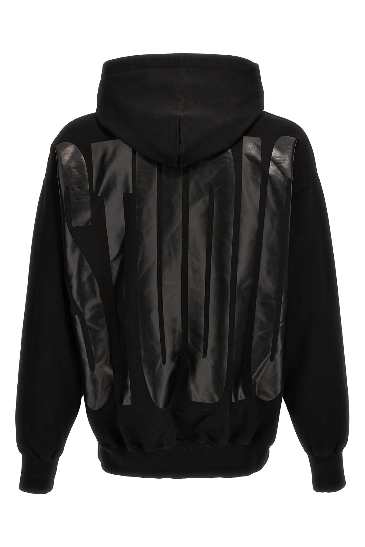1989 faded logo cotton hoodie