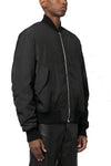 padded nylon bomber jacket