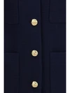 wool tweed caban coat