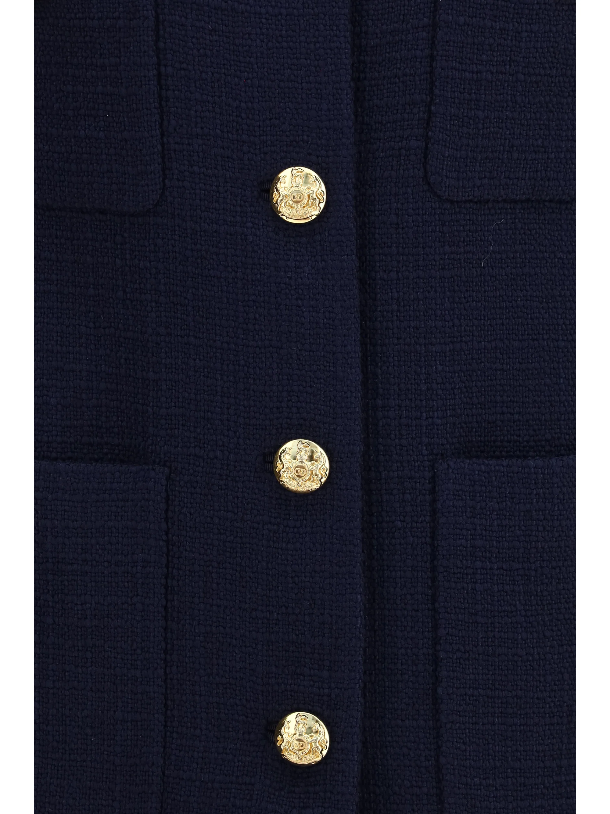 wool tweed caban coat