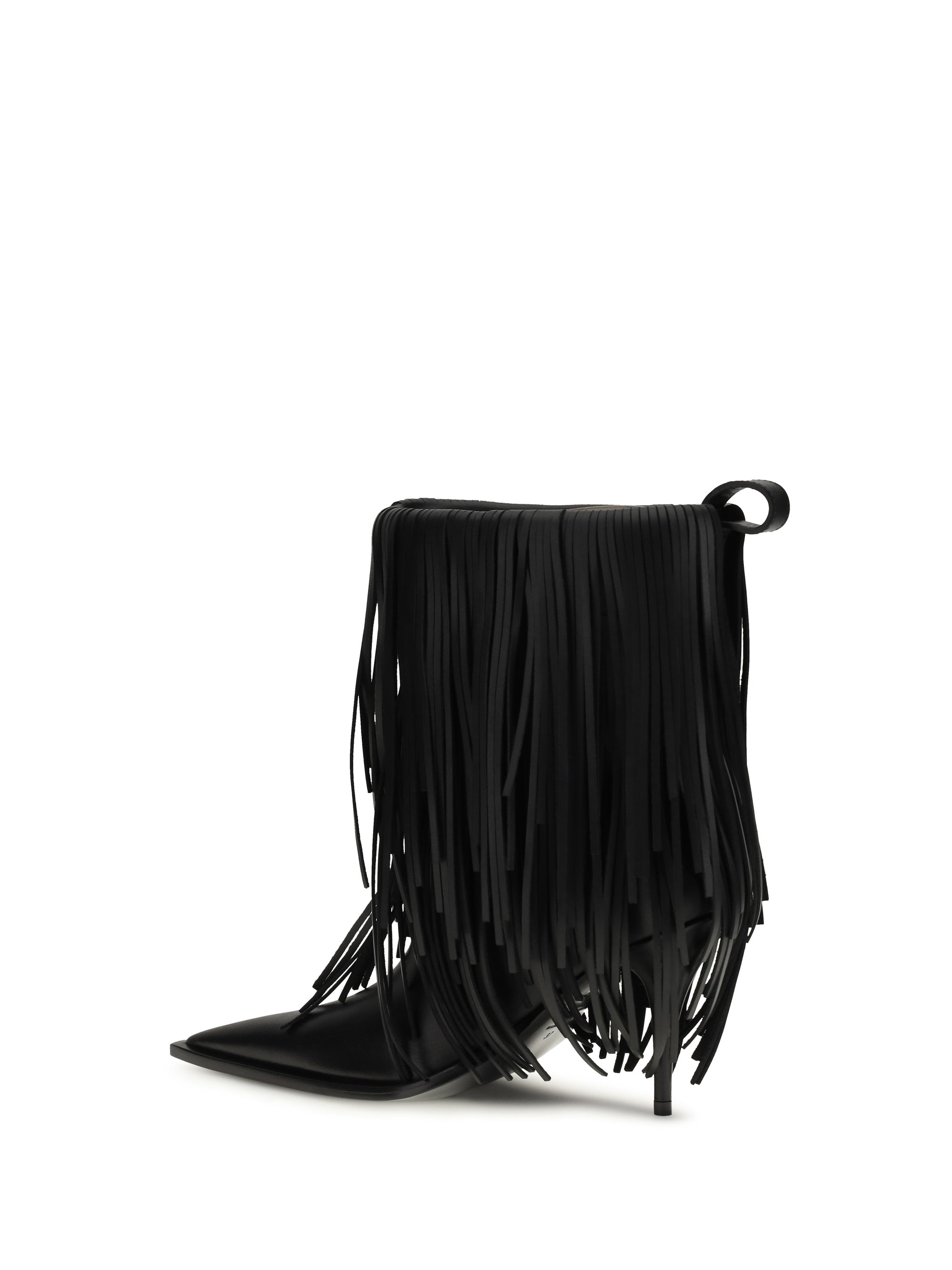 avenue fringe ankle boots