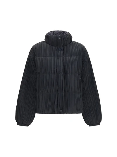 reversible high-neck puffer jacket