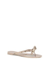 rockstud flip-flop sandals in pvc
