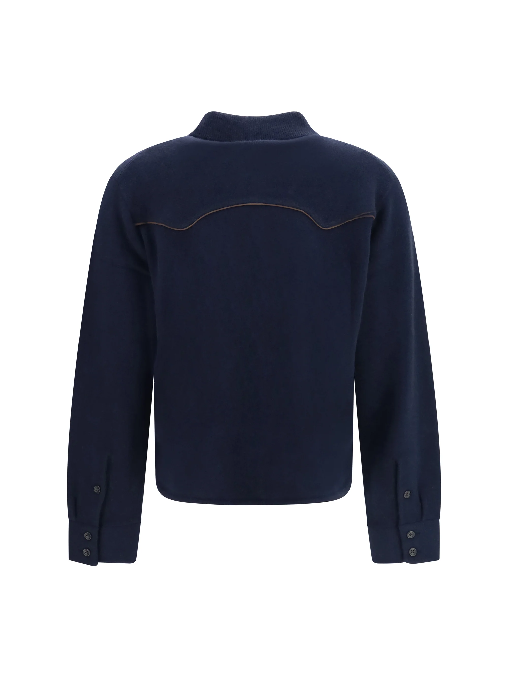 GUEST IN RESIDENCE M cropped western cashmere shirt