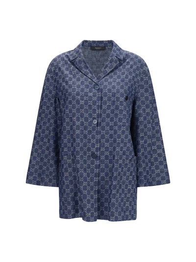gg jacquard cotton jacket