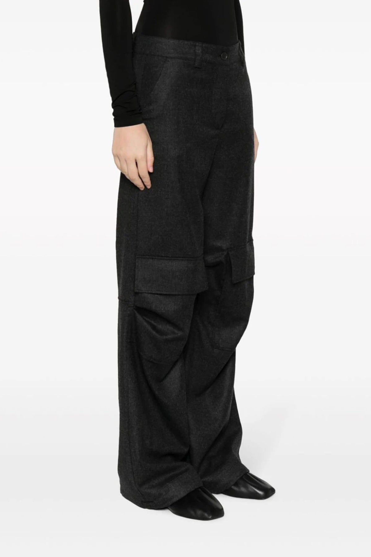 P.A.R.O.S.H. M cargo-style pants in wool