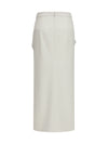 long draped wool and mohair skirt