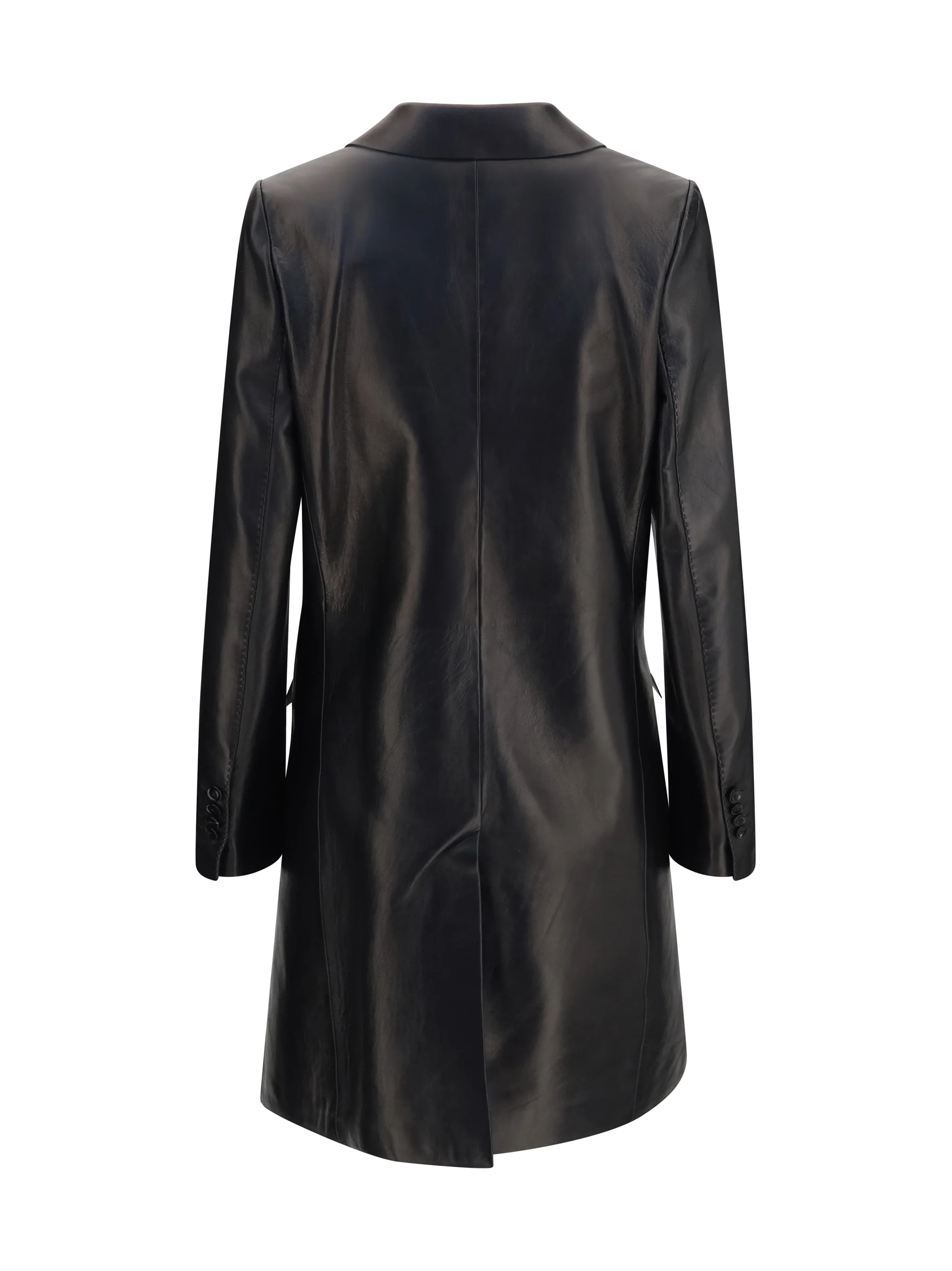TOM FORD 38 double-breasted lambskin coat