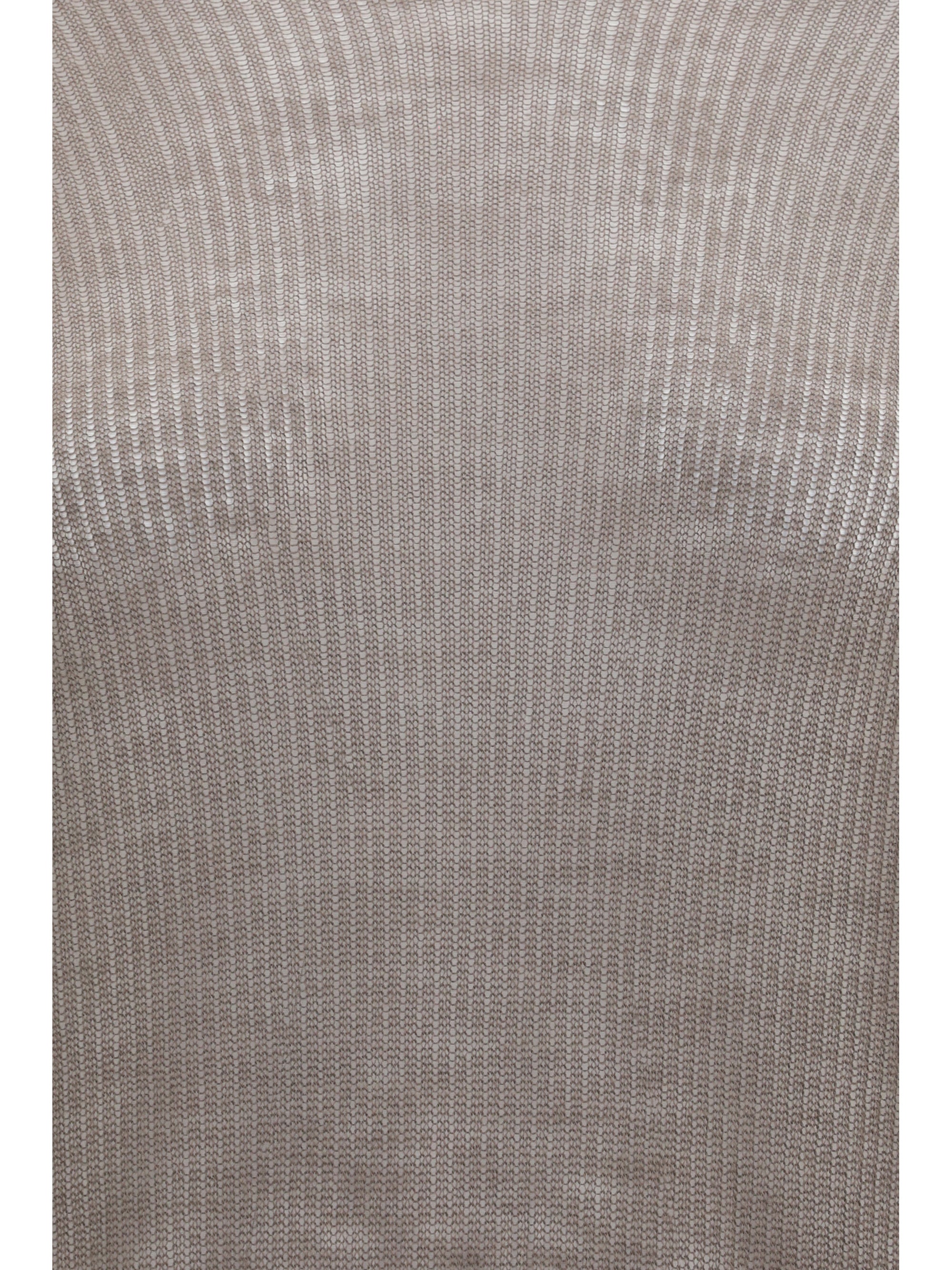 semi-sheer knit hoodie