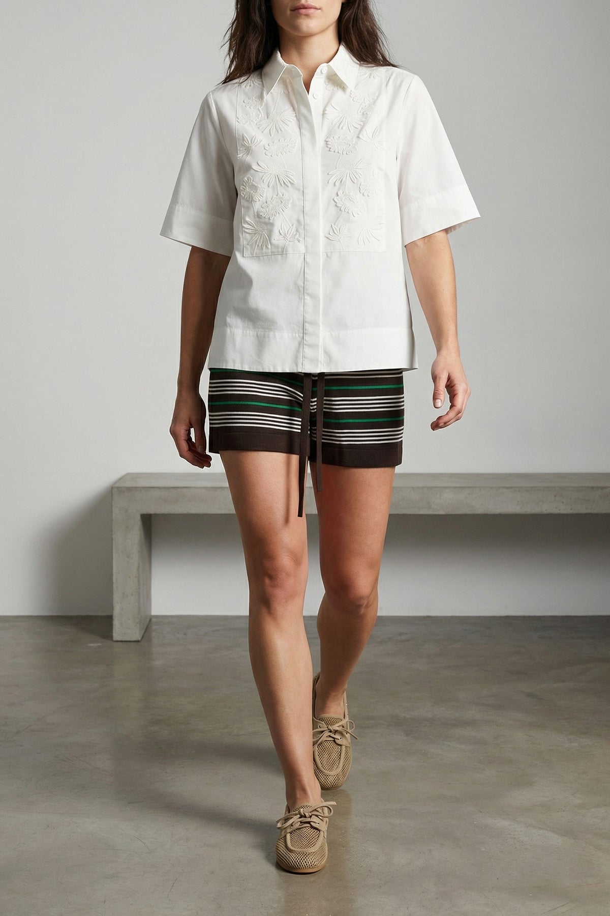 P.A.R.O.S.H. M cubo26 cotton poplin shirt
