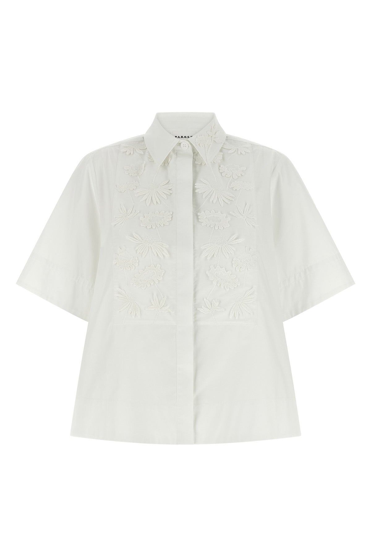 P.A.R.O.S.H. M cubo26 cotton poplin shirt