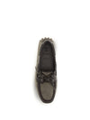 lace-up suede loafers