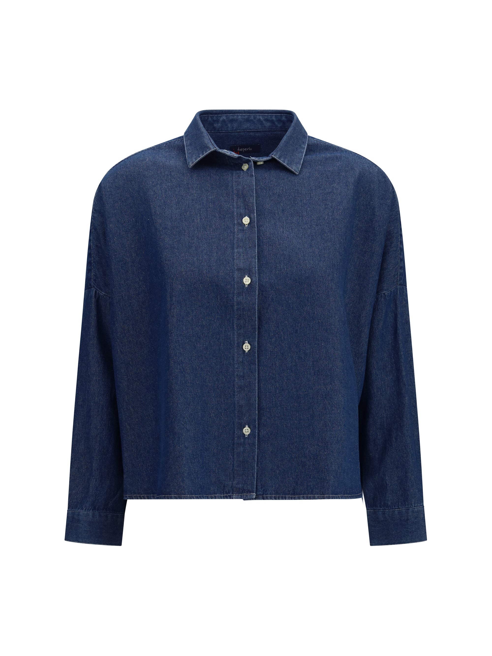 DEPERLU L cotton and linen blend shirt
