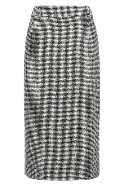 longuette skirt in wool blend
