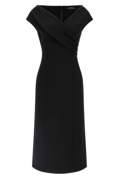 midi dress in viscose blend