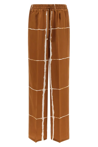 silk satin trousers
