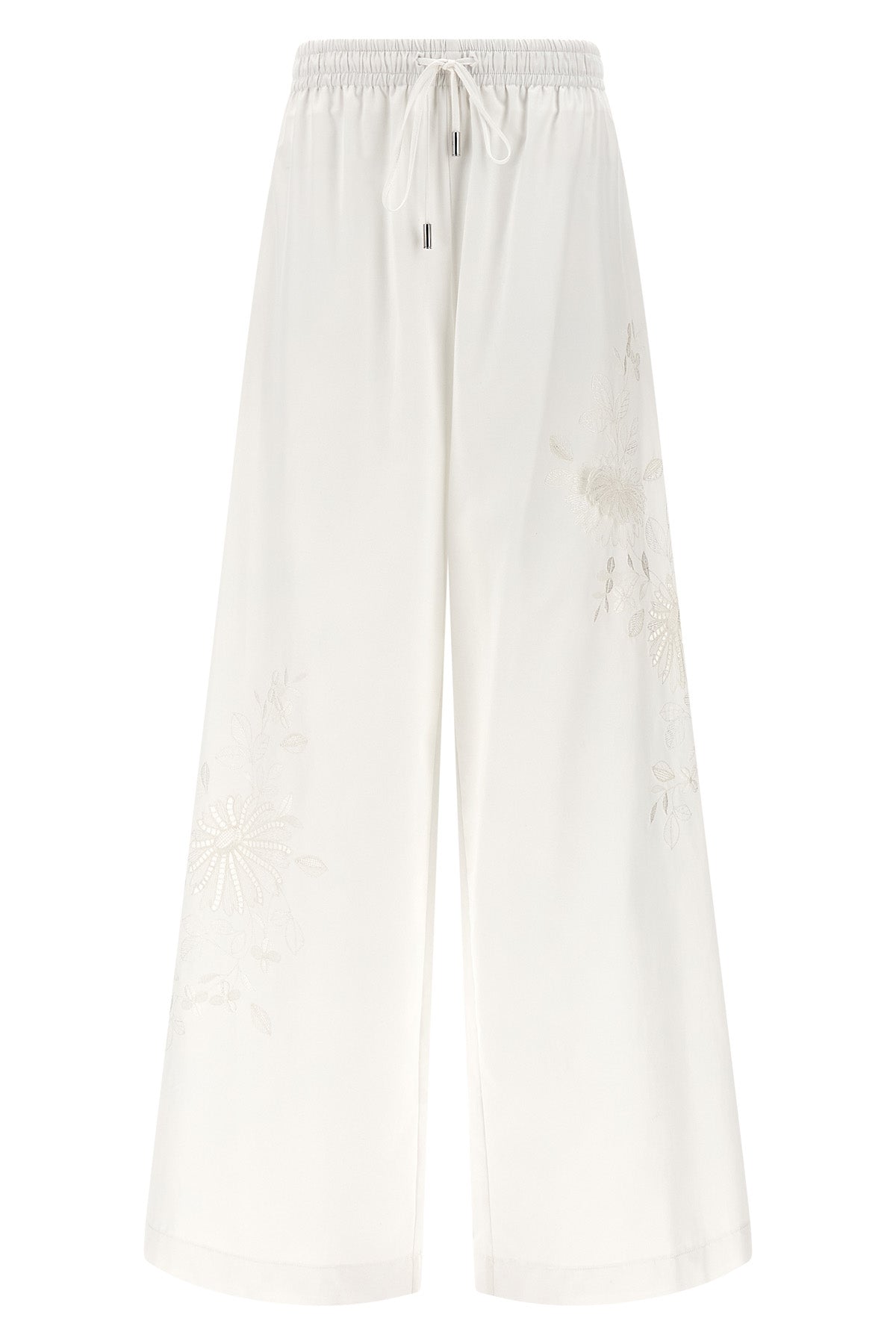 ERMANNO SCERVINO 42 stretch silk trousers