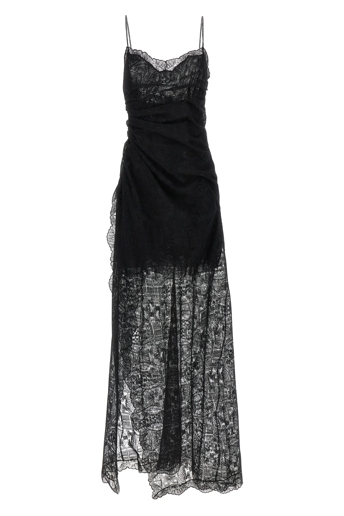 ERMANNO SCERVINO 42 long dress in majolica lace i do not see