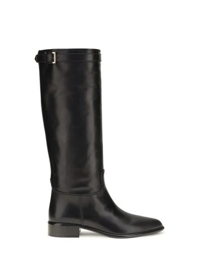 high leather boots