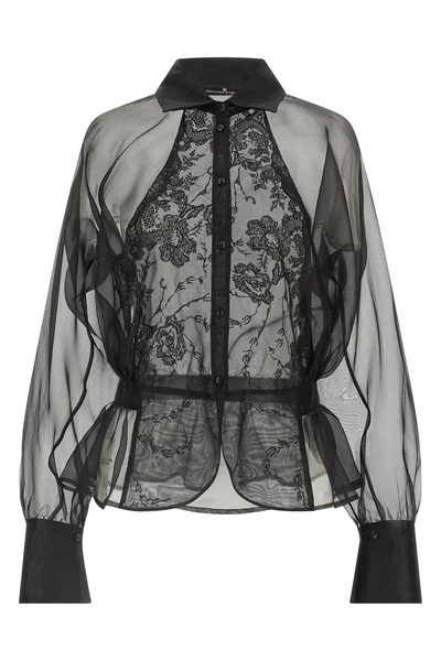 the ermanno scervino shirt embodies sophisticated elegance through a masterful p